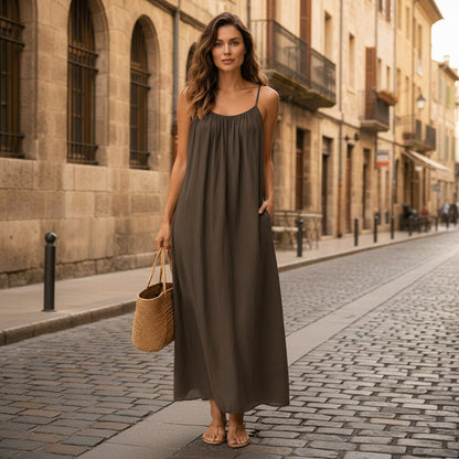 Easy Styling Sleeveless Maxi Dress