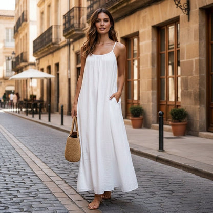 Easy Styling Sleeveless Maxi Dress