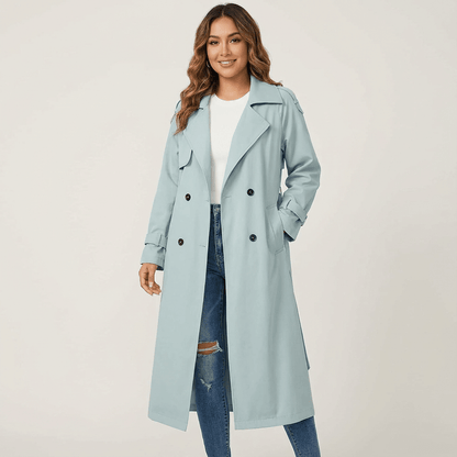 Langer Trenchcoat für einen stilvollen Alltag