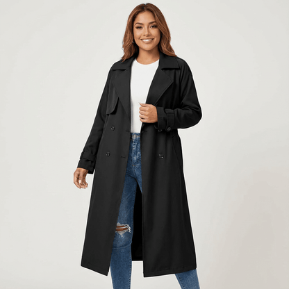 Langer Trenchcoat für einen stilvollen Alltag