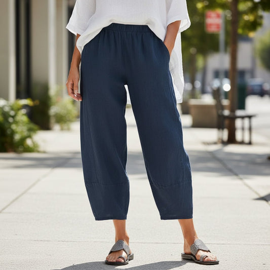 Polished Wide Leg Capri Pants