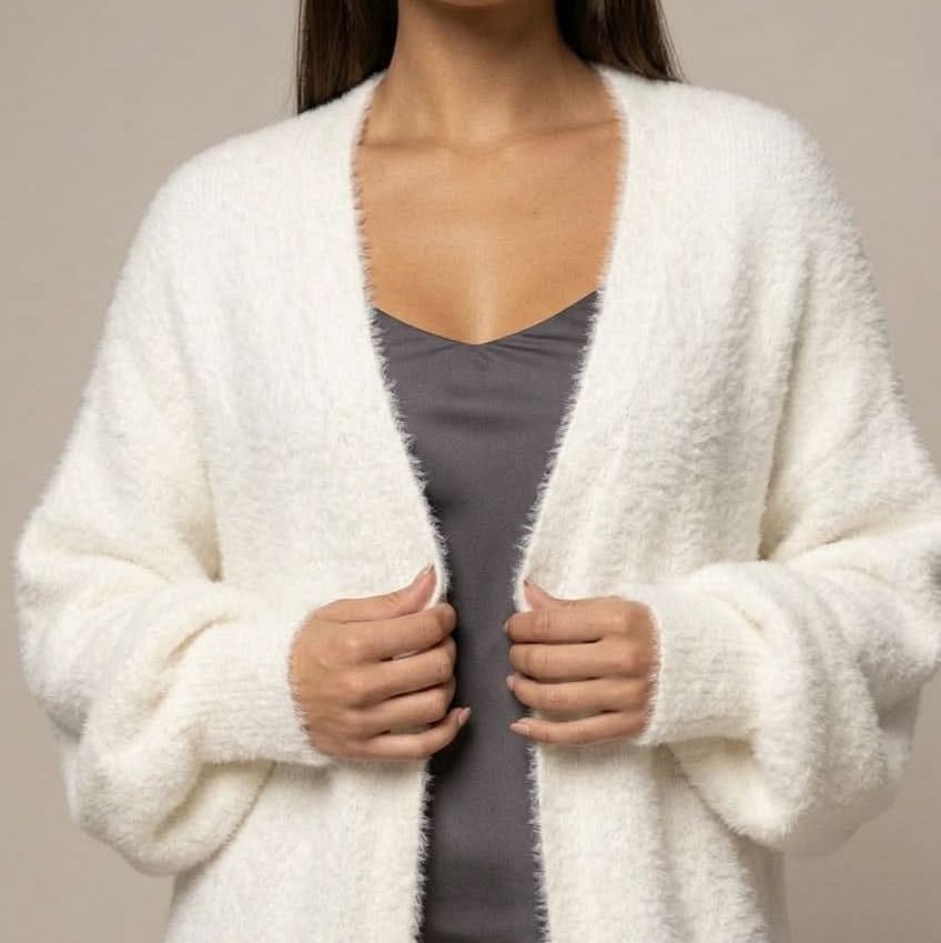 Lyra | Women's Winter Faux Fur Maxi Cardigan