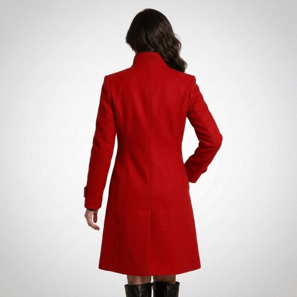 Greer | Women's Winter High-Collar Longline Coat