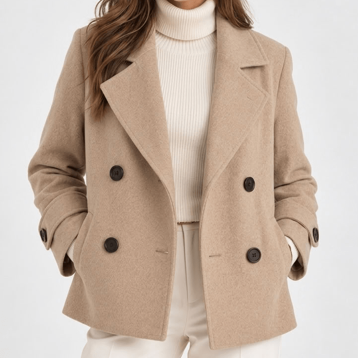 Romy | Women's Double-Breasted Lapel Coat