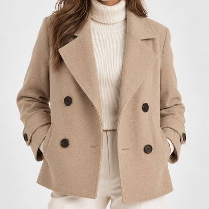 Romy | Women's Double-Breasted Lapel Coat