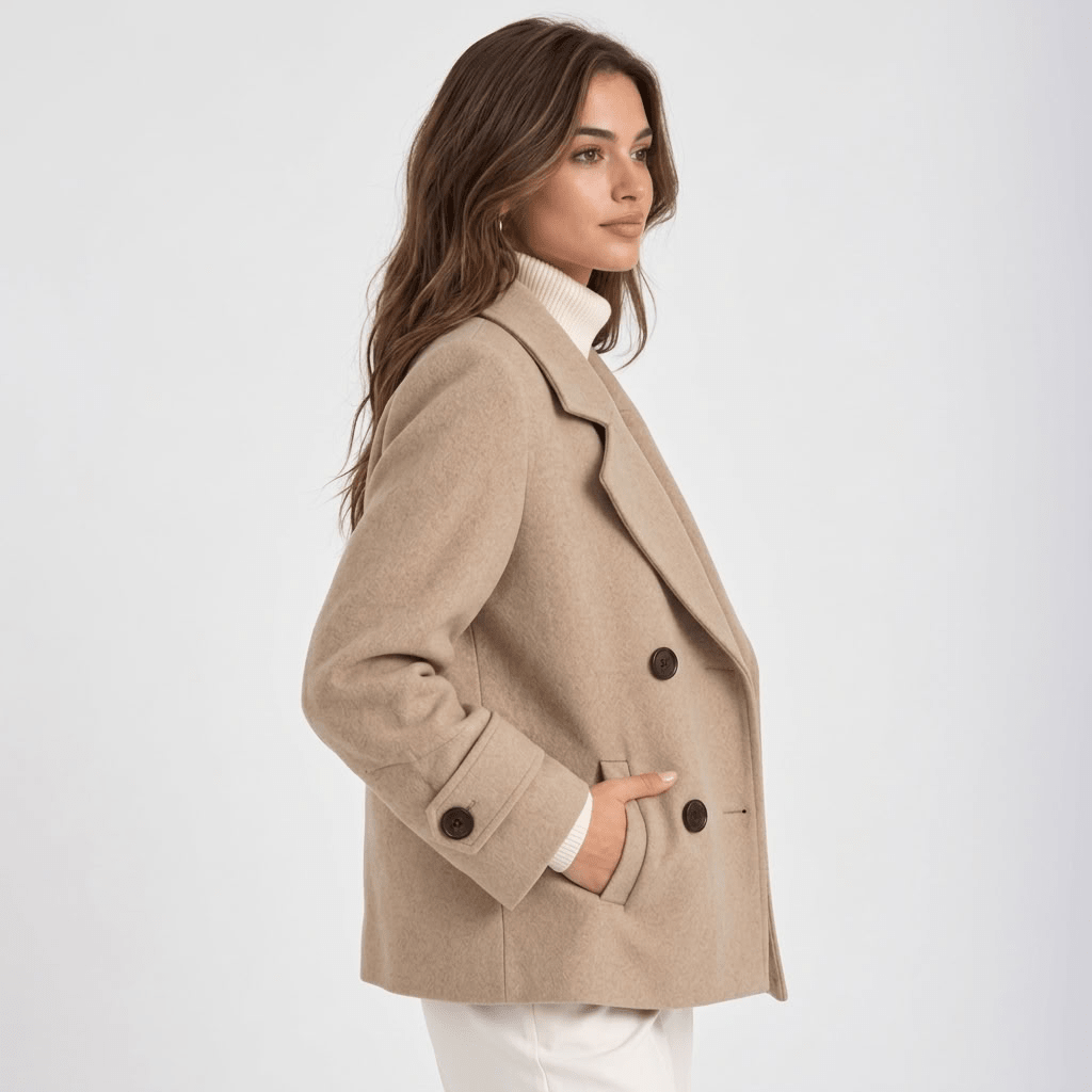Romy | Women's Double-Breasted Lapel Coat