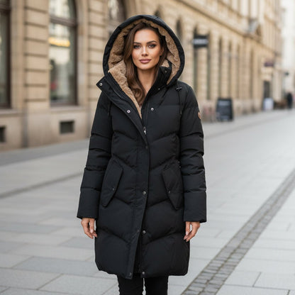 Damen-Winterparka mit Kapuze
