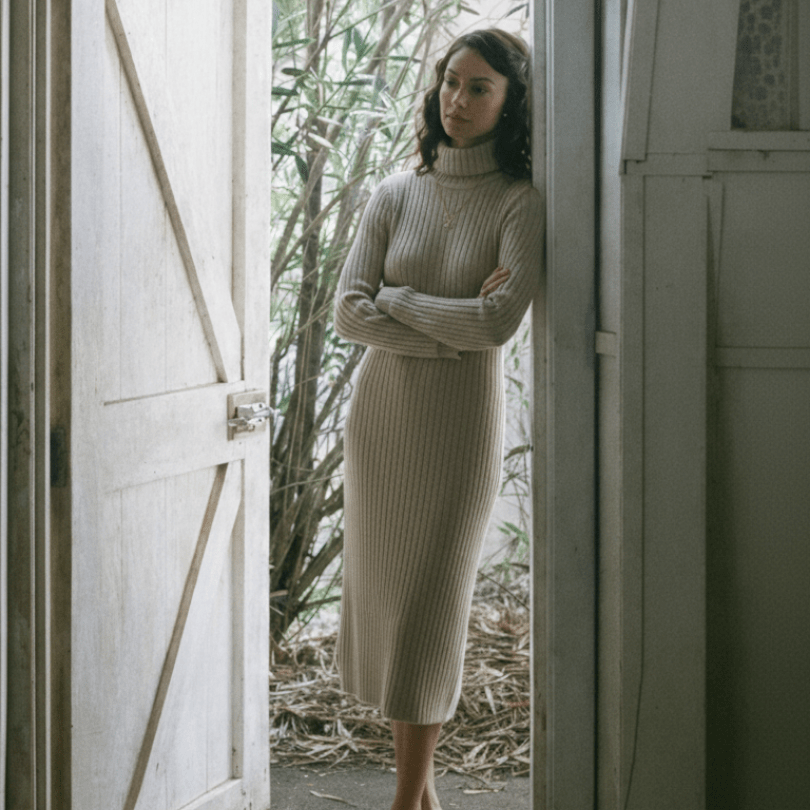 Women's Turtleneck Dress