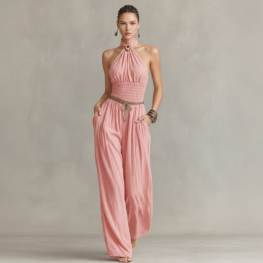 Sleeveless Evening Casual Jumpsuits