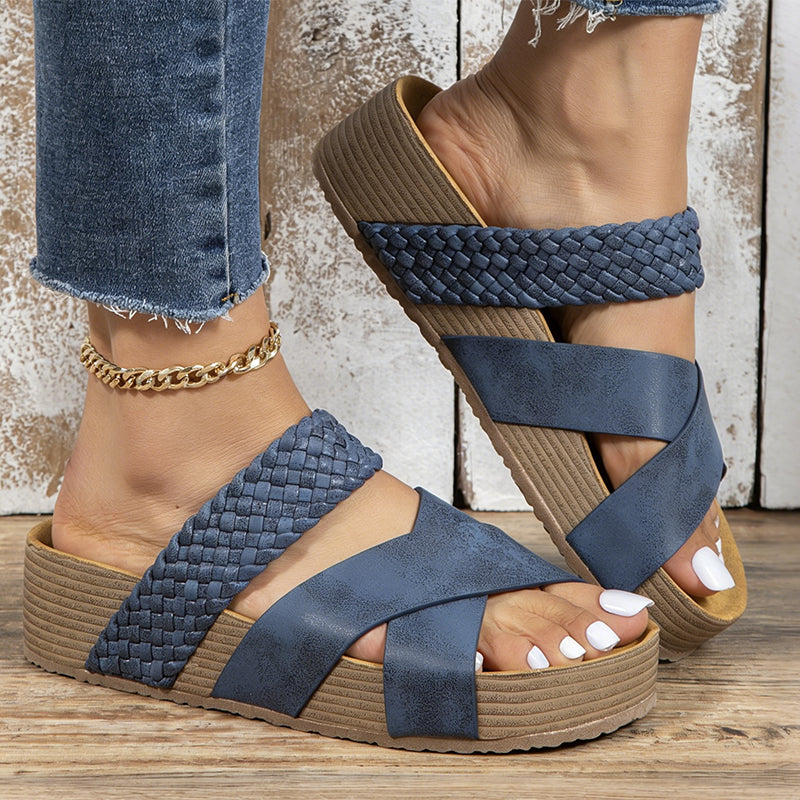 Comfortable Low Wedge Everyday Sandals