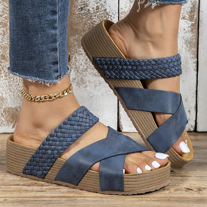 Comfortable Low Wedge Everyday Sandals