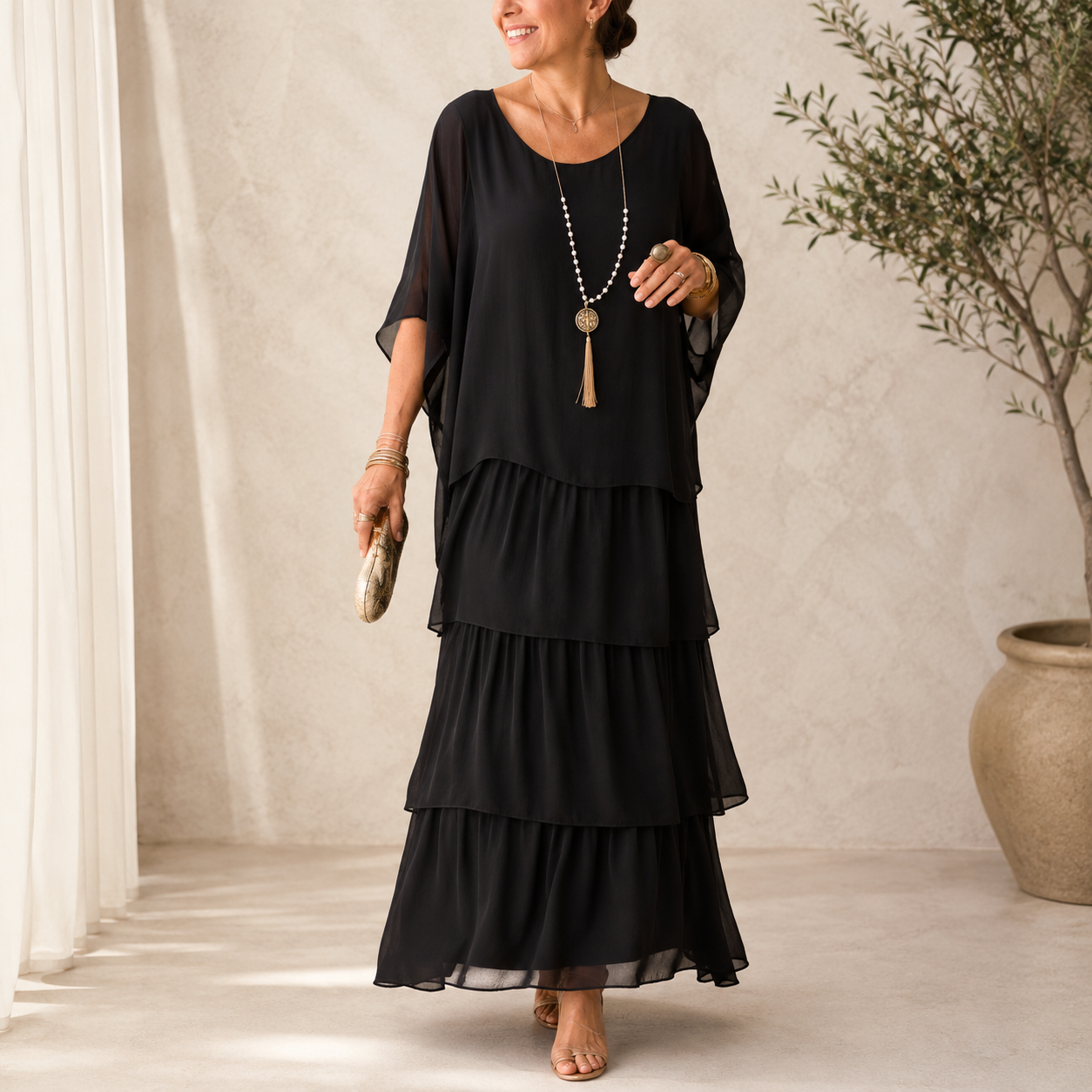 Flowing Elegant Maxi Dress