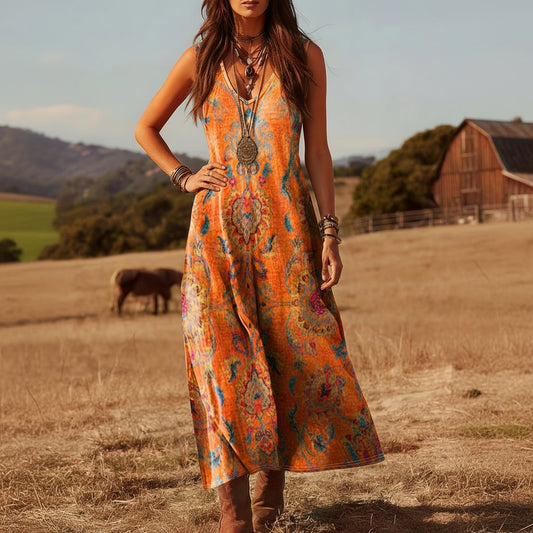 Sleeveless Loose Flowy Dresses