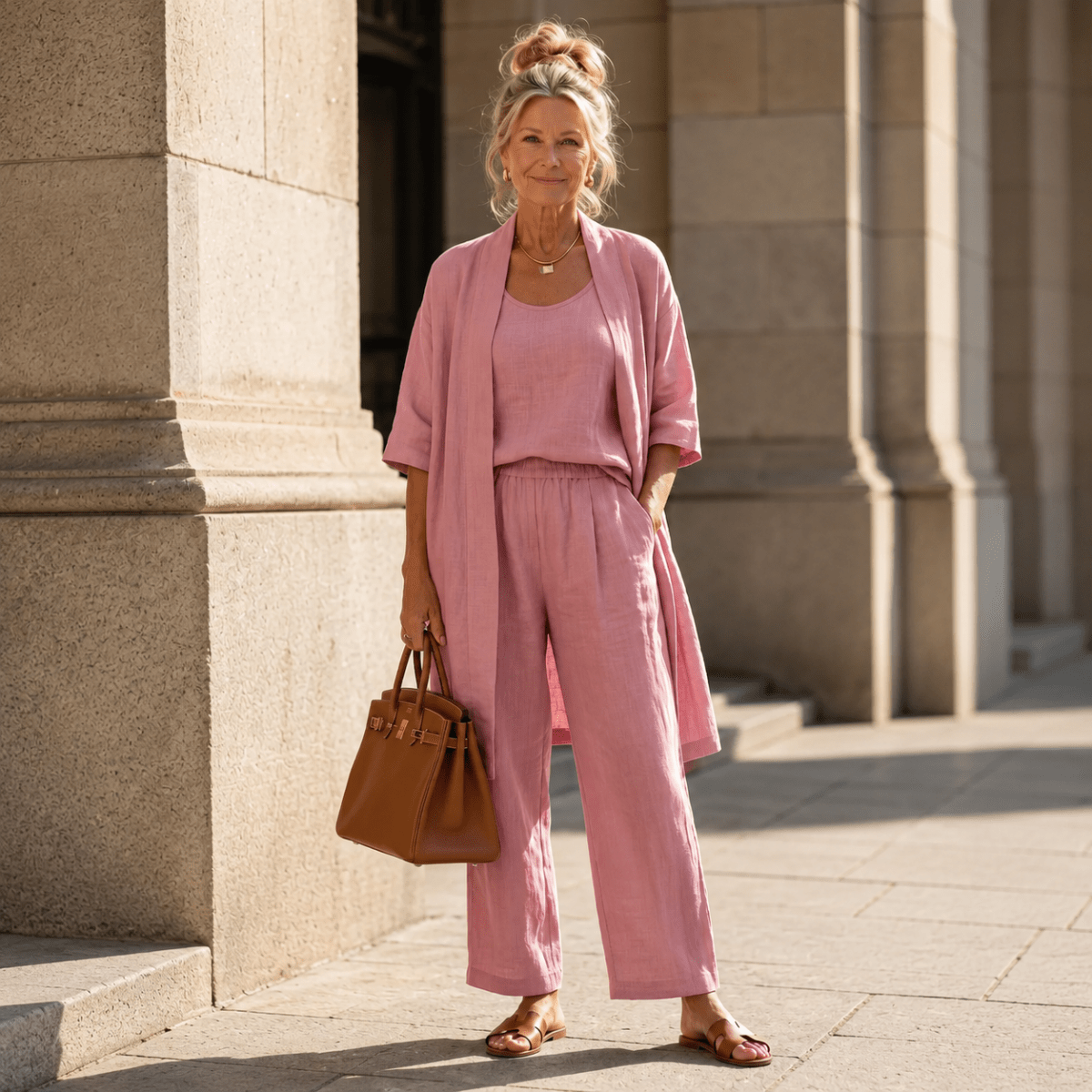 Three Piece Relaxed Pant Set