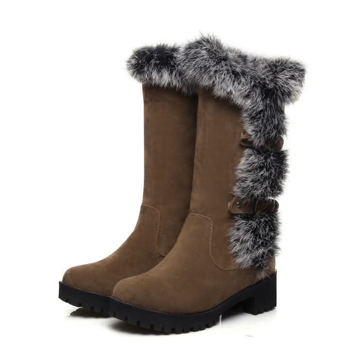 Winterstiefel für Damen bis zur Wadenmitte