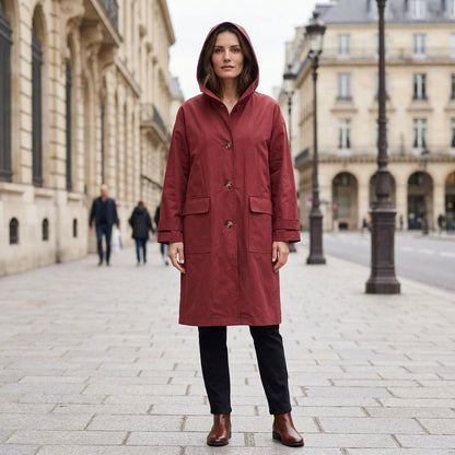 Refined Trench Style Coat