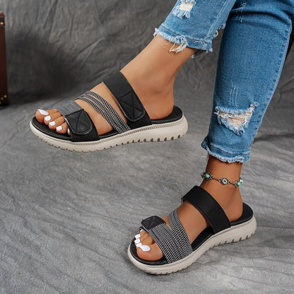 Elastic Strap Comfort Walking Sandals