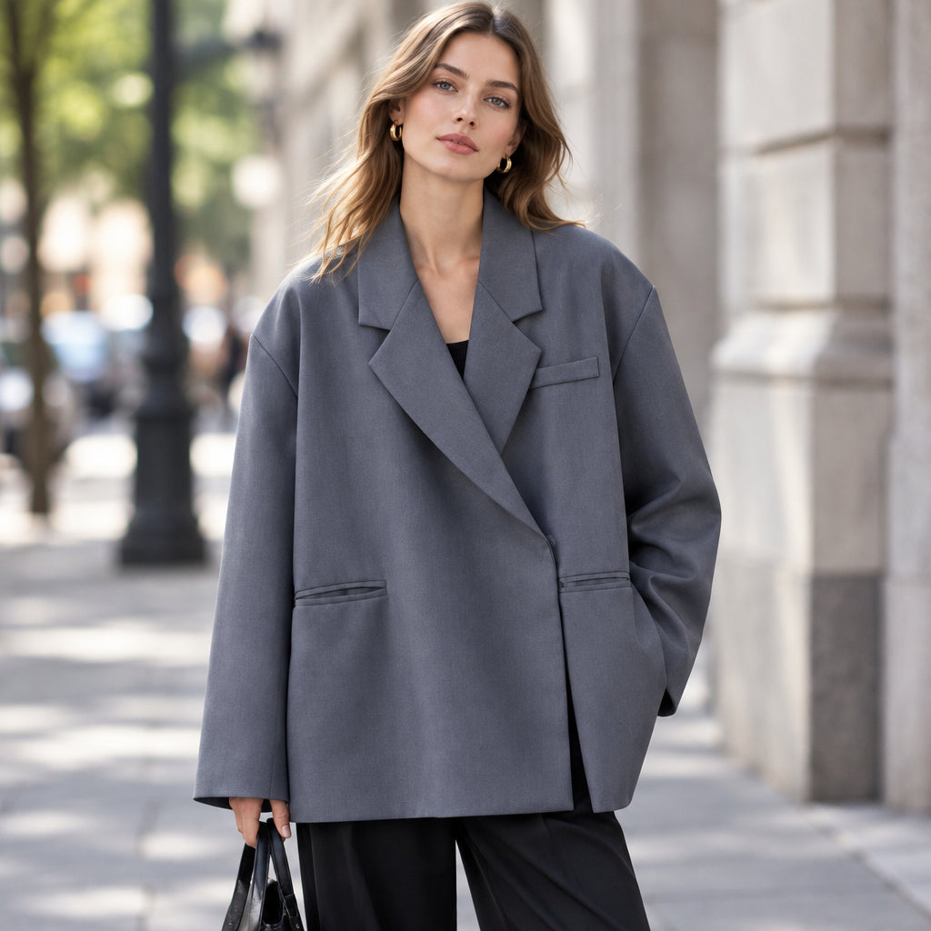 Lässig geschnittener Oversize-Blazer