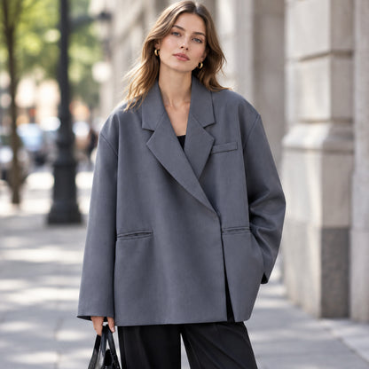 Lässig geschnittener Oversize-Blazer