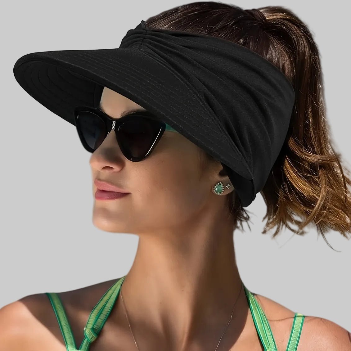 Wide Brim Sun Visor Hat