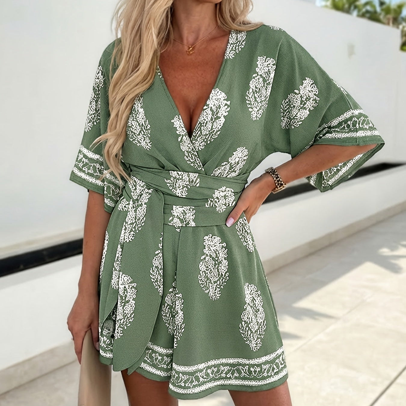 Half Sleeve Summer Jumpsuits