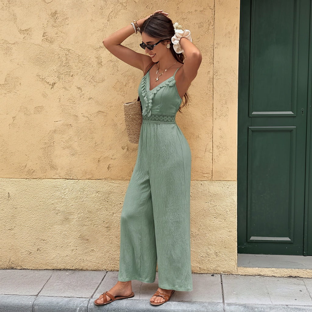 Refreshing Summer Vacation Jumpsuits