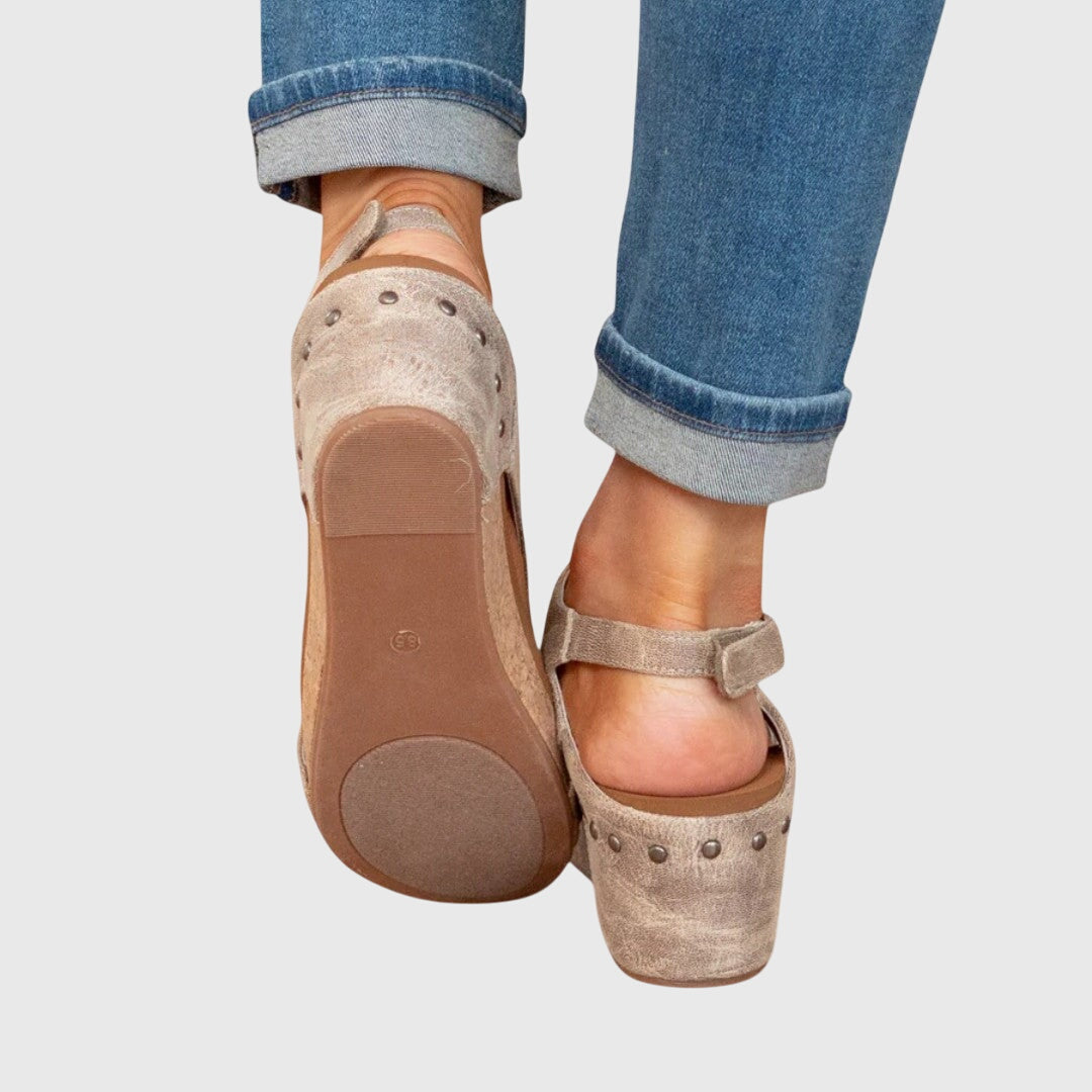 Orthopedic Wedge Buckle Sandals