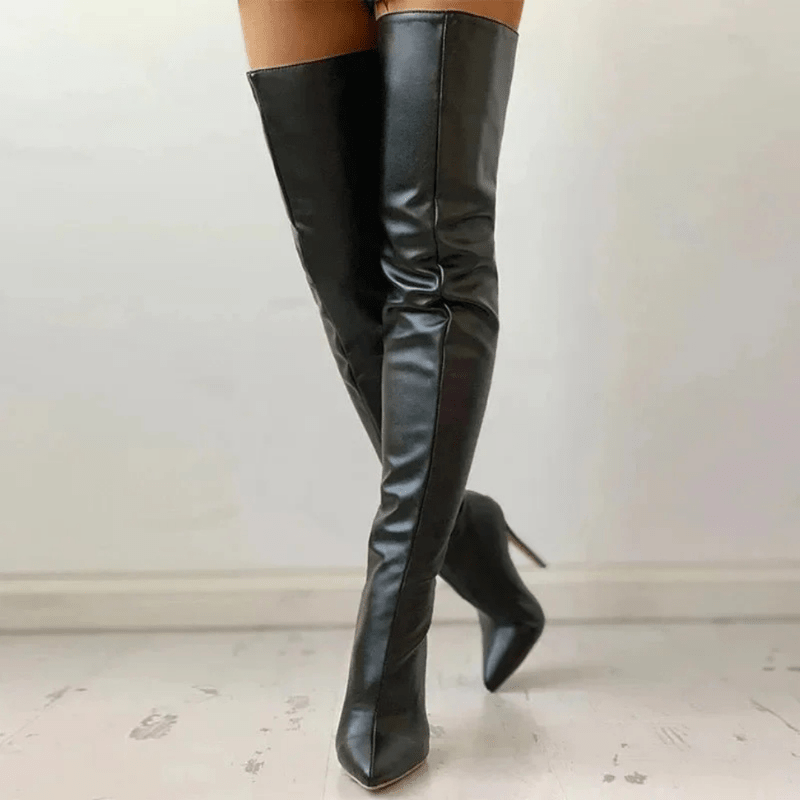 Knee-High Stiletto Boots