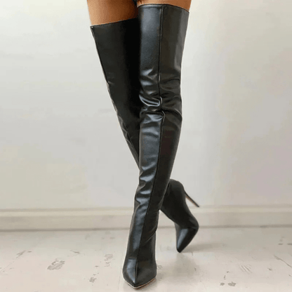 Knee-High Stiletto Boots