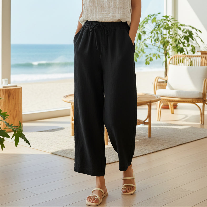 Relaxed Tapered Trousers
