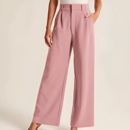 Wide-Leg Smart Casual Trousers