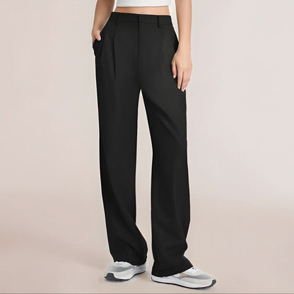 Wide-Leg Smart Casual Trousers