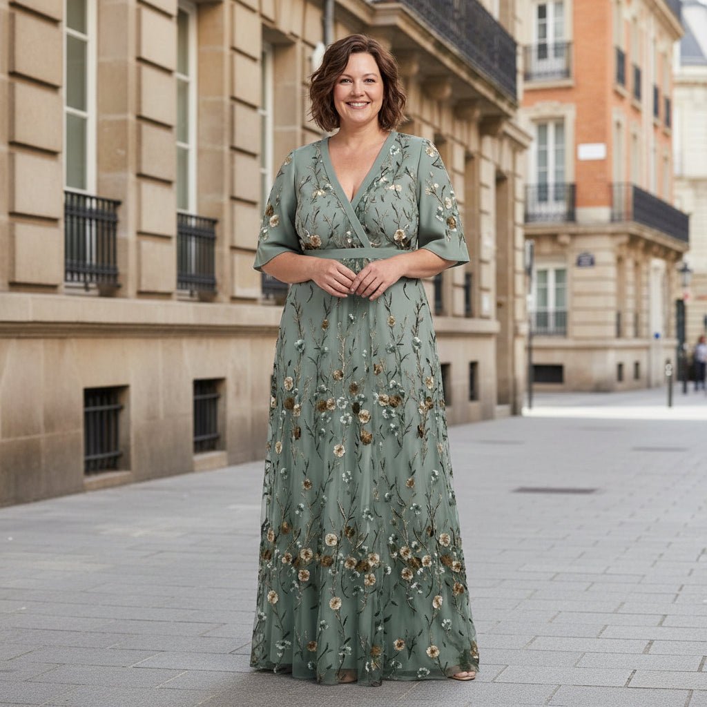 Maxikleid mit Blumenmuster