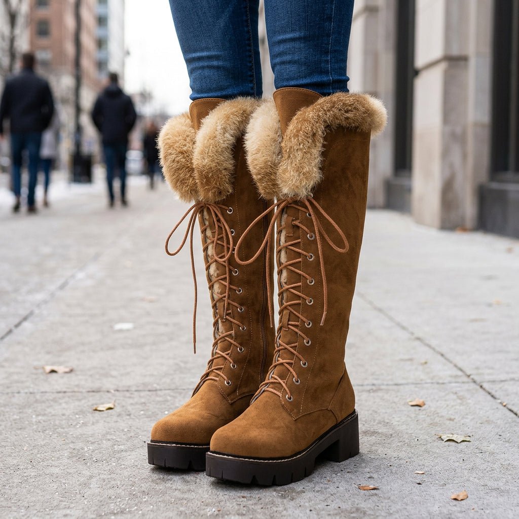Versatile Knee-High Winter Boots