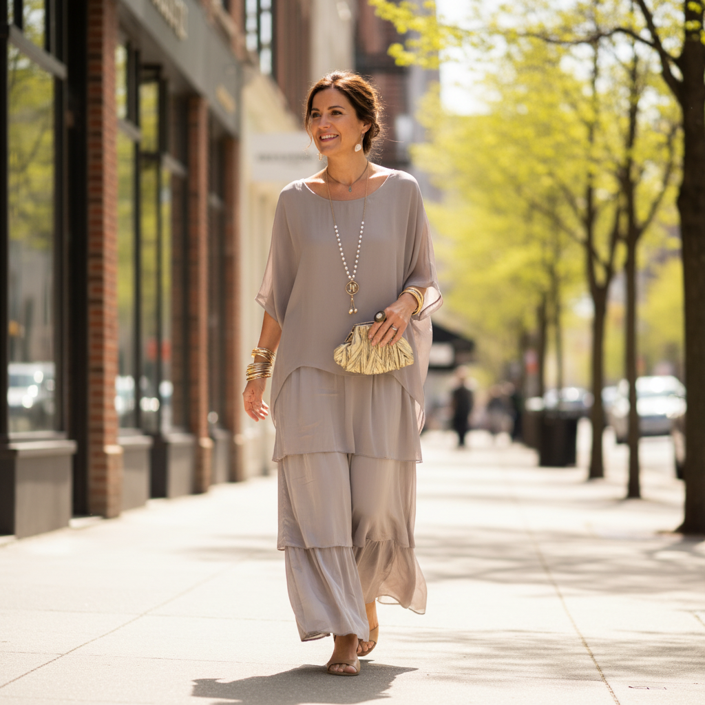 Flowing Elegant Maxi Dress