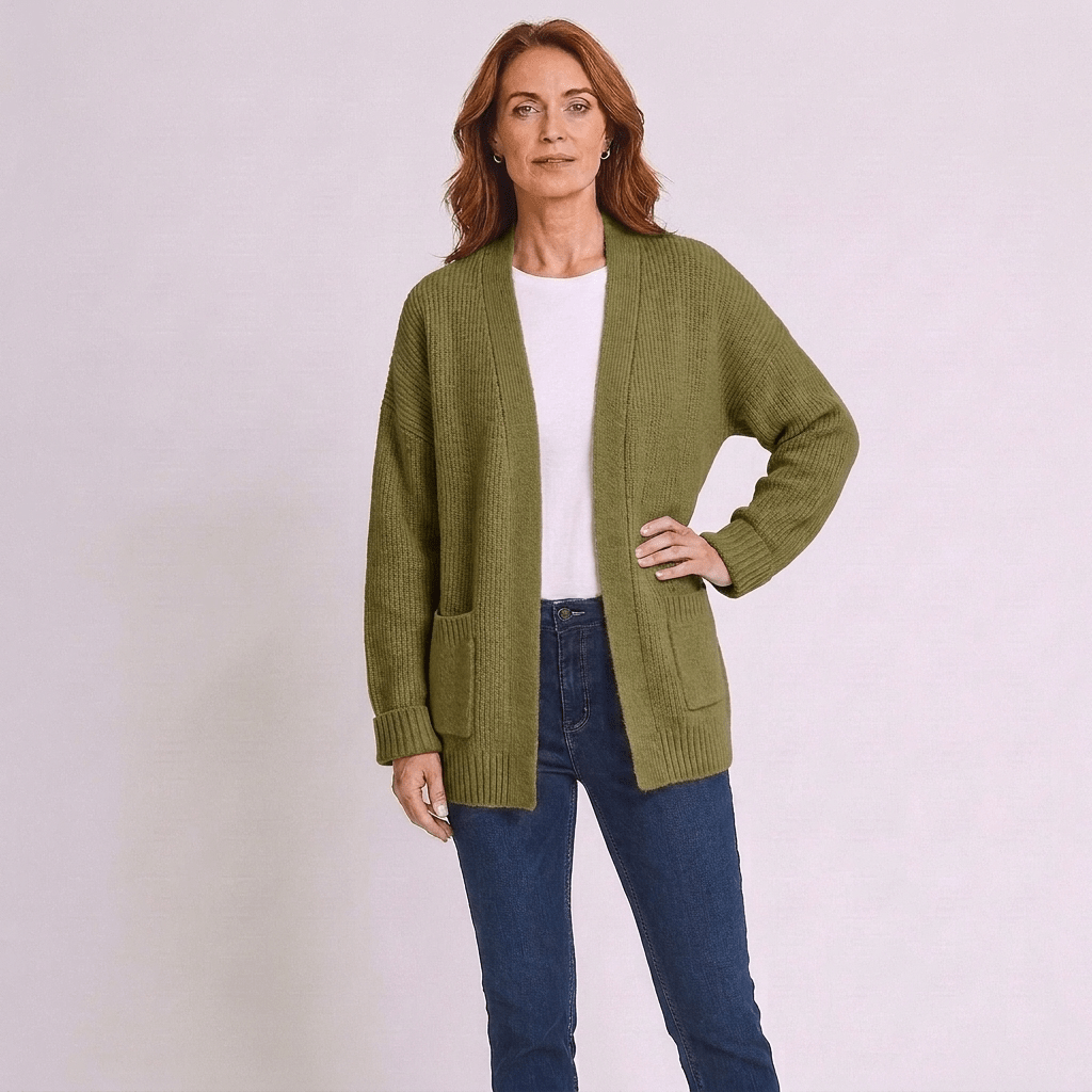Faye | Cárdigan abierto para mujer con bolsillos