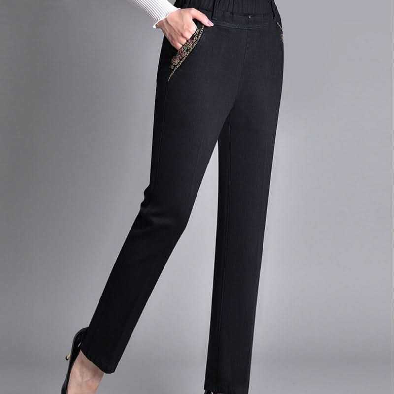 Straight-Leg Everyday Trousers