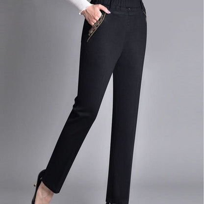 Straight-Leg Everyday Trousers