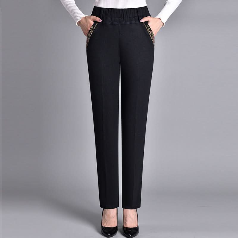 Straight-Leg Everyday Trousers