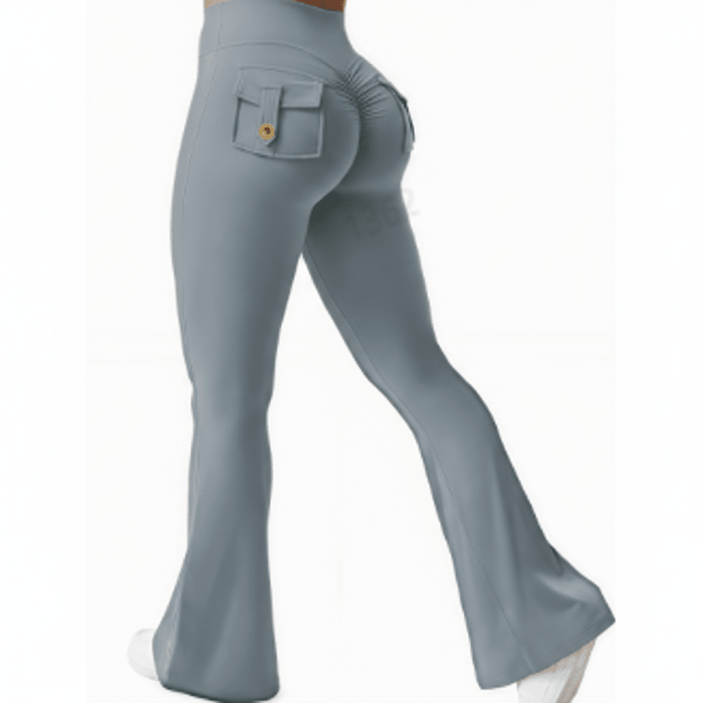 High Stretch Wide Leg Yoga Pants With Pockets