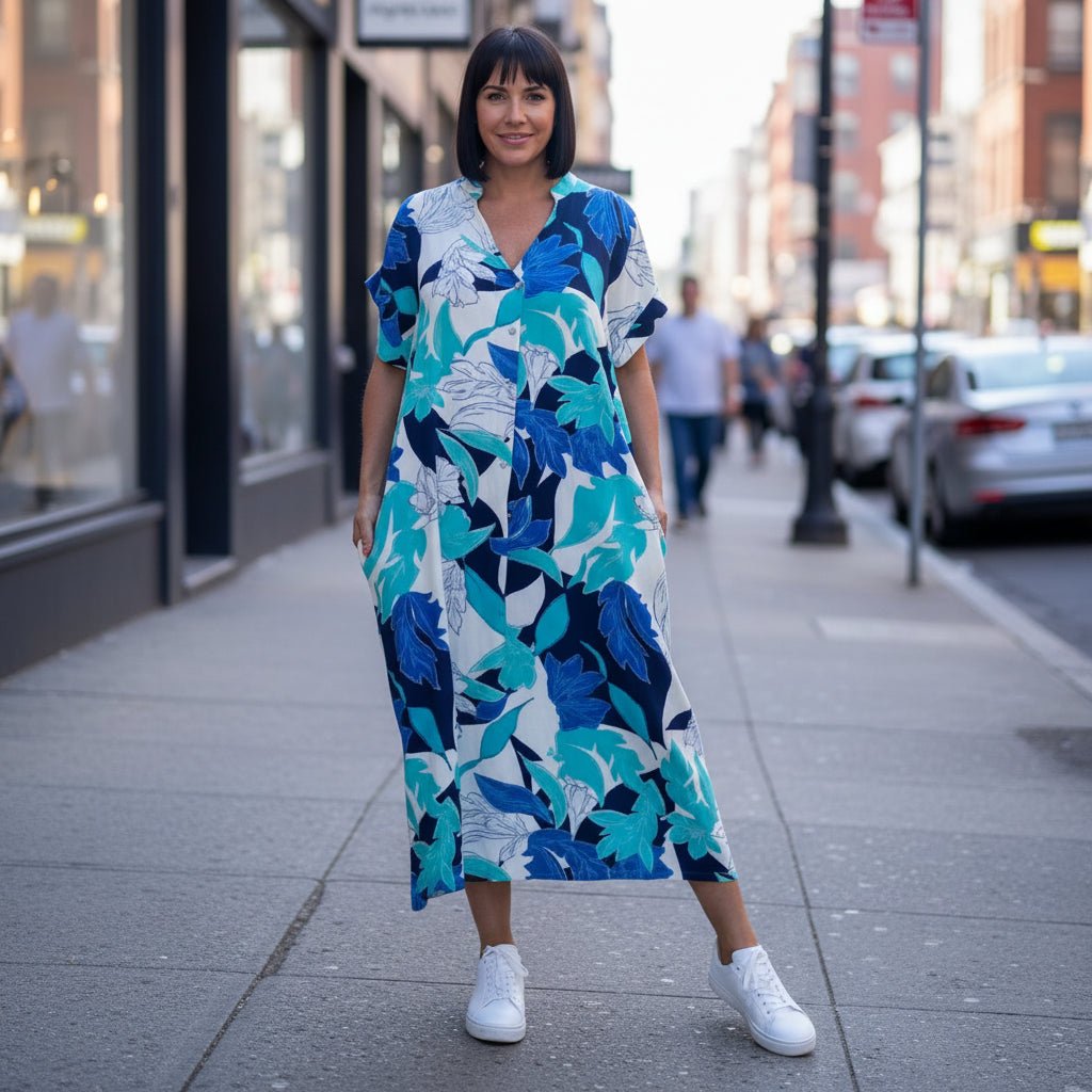 Vestido floral para la elegancia cotidiana