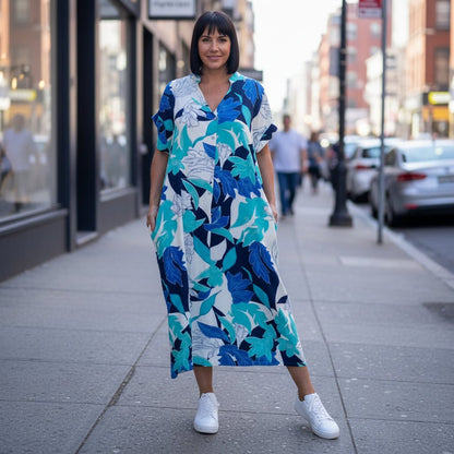 Vestido floral para la elegancia cotidiana