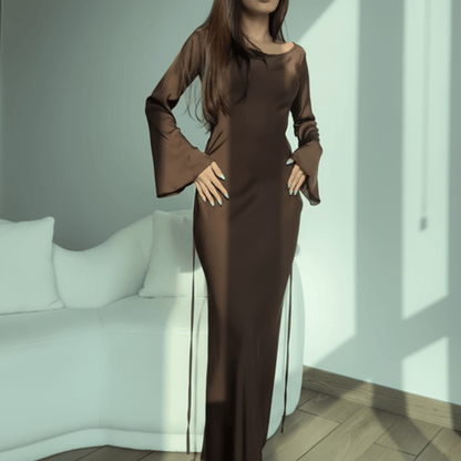 Cowl Neck Maxi Dress