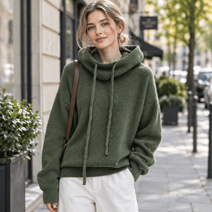 Relaxed Oversized Hooded Sweater