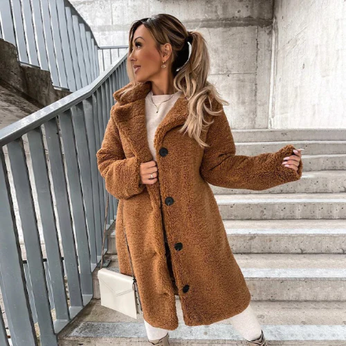 Longline Teddy Bear Parka Coats