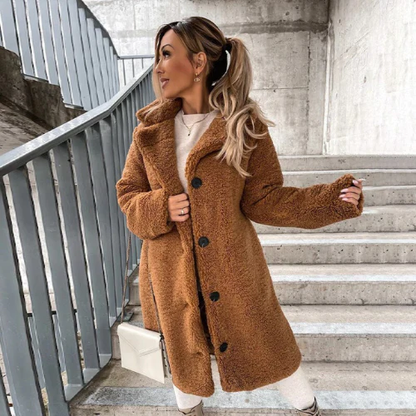 Longline Teddy Bear Parka Coats