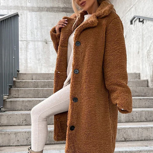 Longline Teddy Bear Parka Coats