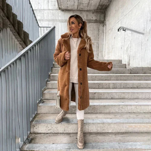 Longline Teddy Bear Parka Coats