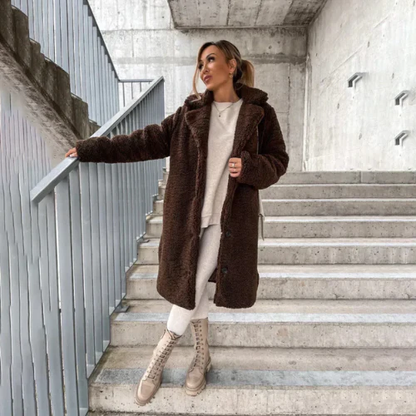 Longline Teddy Bear Parka Coats