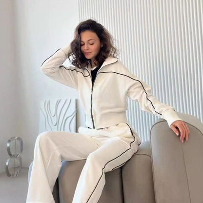 Women's Zip-Up Loungewear Set